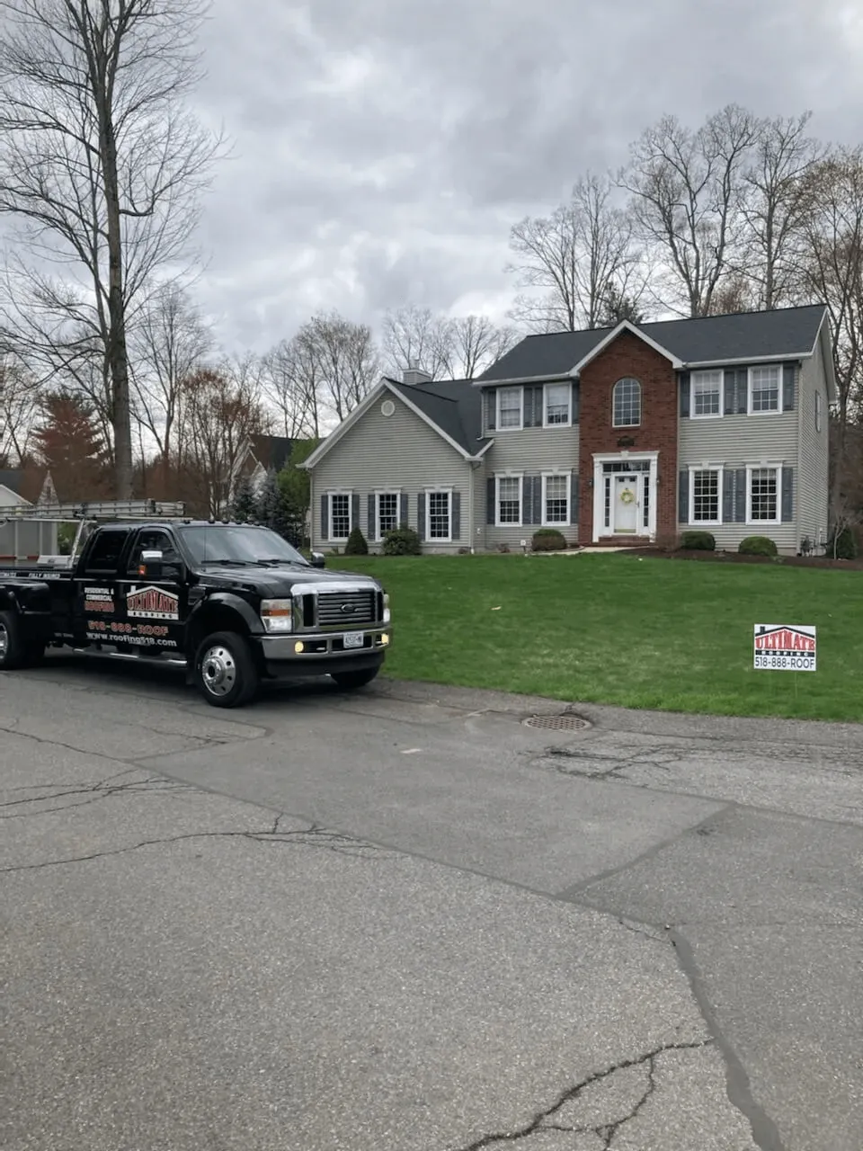 New roof installation in Clifton Park, NY by Ultimate Roofing