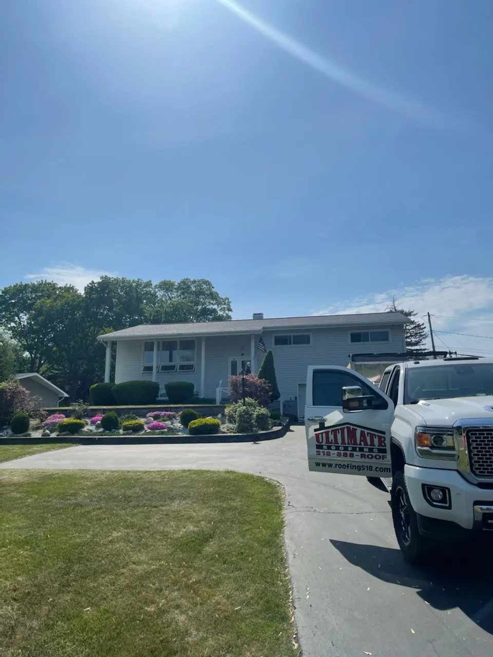 New roof installation in Latham, NY by Ultimate Roofing